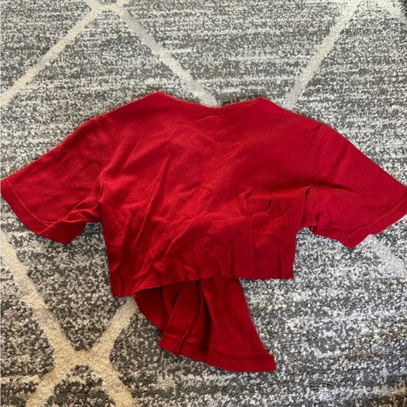 Red Crop Top - Picture 4 of 4